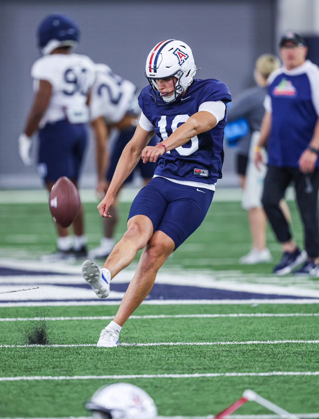 Arizona football kicker Michael Salgado-Medina, spring practice 2025